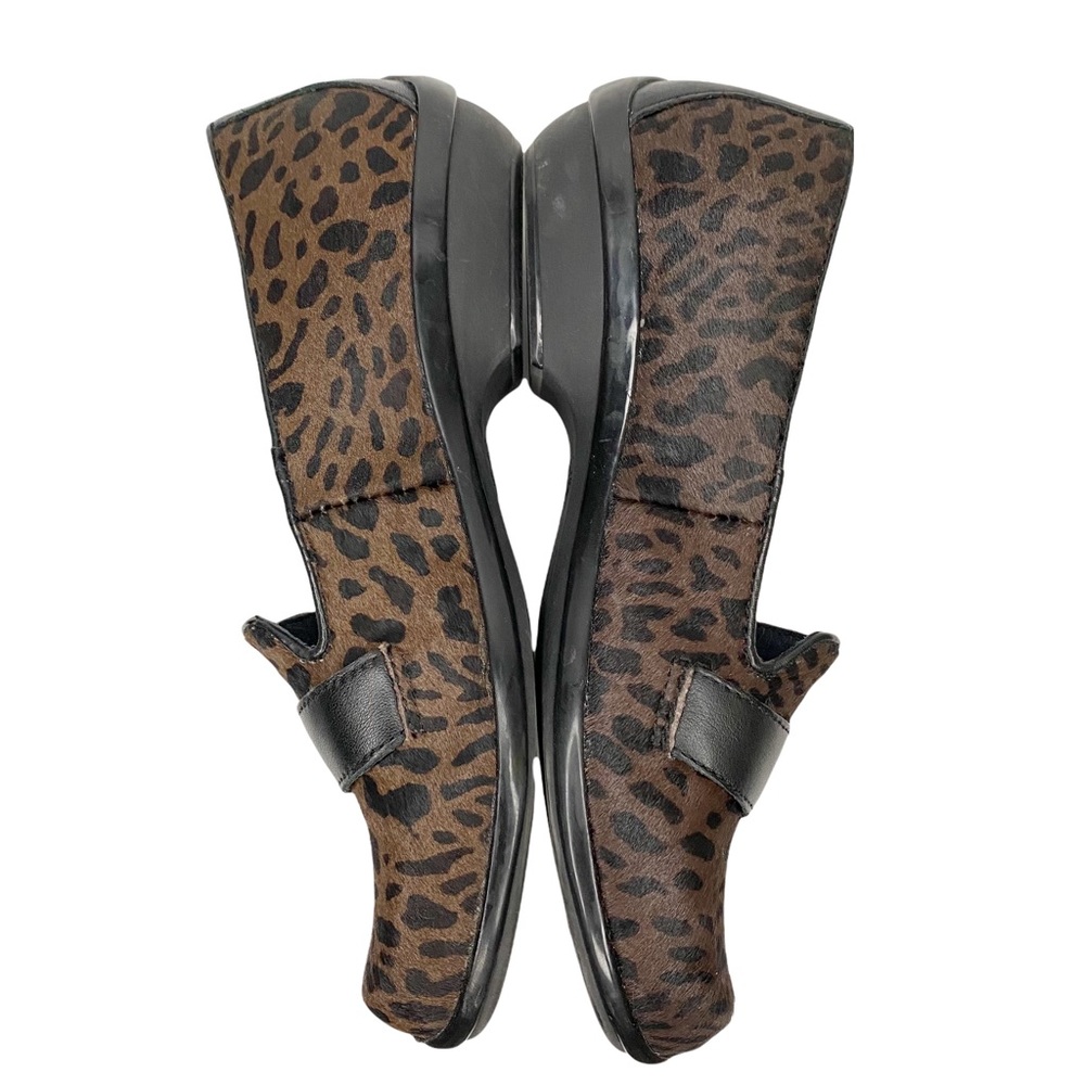 Dansko Olena Flat Calf Hair Animal Print Brown EU 37 - Picture 7 of 8
